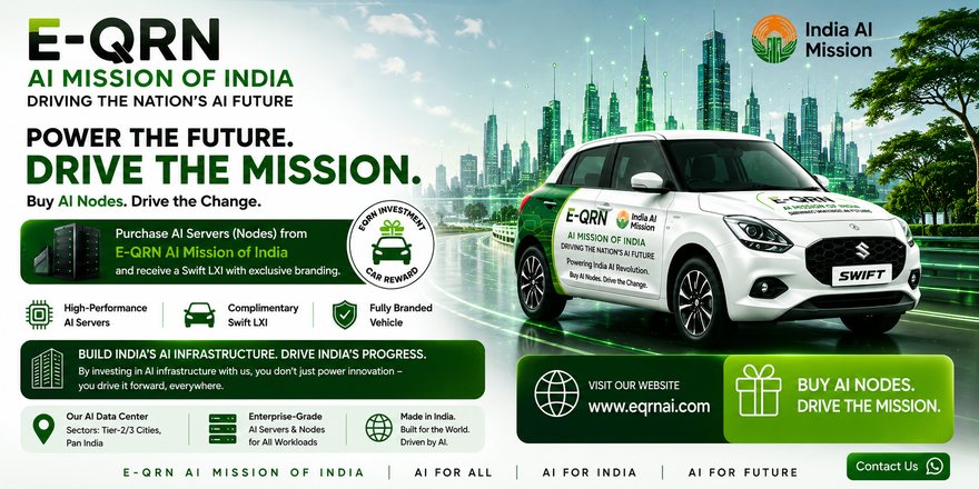 EQRN AI Mission of India campaign banner